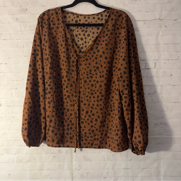 SHEIN CURVE Tops - Shein Curve Long Sleeve Blouse